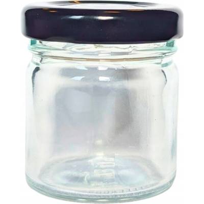 Gift Home Sklenená nádoba 40 ml na sviečky pre svadobných hostí s vrchnákom