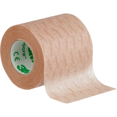 3M Papírová fixační náplast Micropore 3M tělová hypoalergenní 5 cm × 9,1 m 6 ks