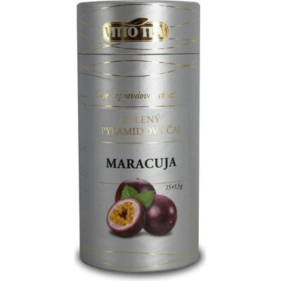 Vitto Tea zelený čaj Maracuja Tubus 15 x 1,5 g