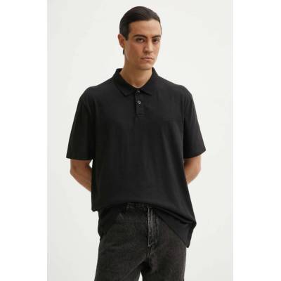 Levi's bavlněné polo tričko A6735 černá