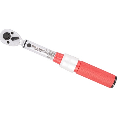 Quatros Momentový klíč oboustranný levý-pravý 1/4", 1-6 Nm, certifikát QS59006