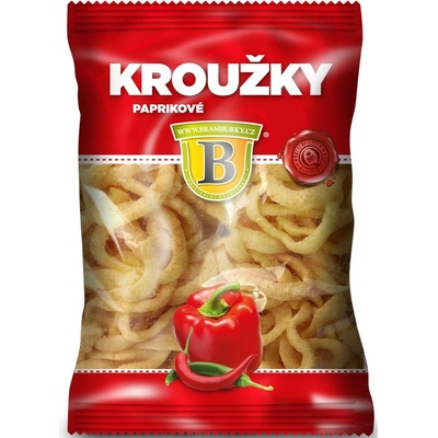 NO BRAND Kroužky paprikové 50 g
