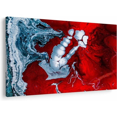Obraz abstraktných škvŕn, jednodielne 150x100 cm