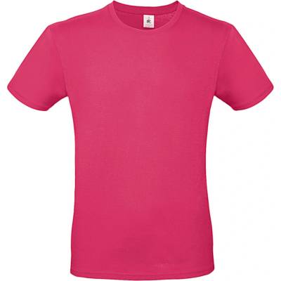 B&C #E150 tričko červené fuchsia