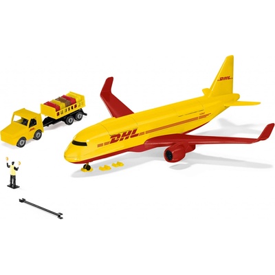 Siku Super DHL nákladní letadlo s příslušenstvím