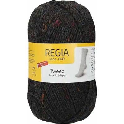 Regia 6-Ply Uni Tweed 98 Anthrazit