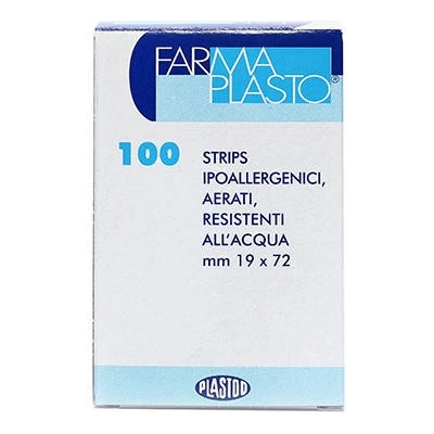 Plastod Náplast poinjekční Farmaplasto 76 mm x 19 mm 100 ks