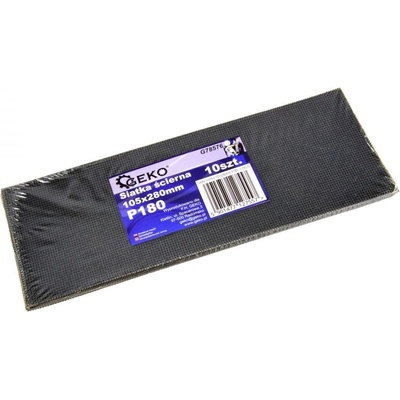 Brusná mřížka 10ks, 280x105mm, P180 GEKO G78576