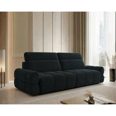 Wersal MATEO Bigsofa Loop 20 černá s elektrickým výsuvem
