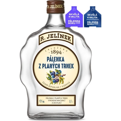 Rudolf Jelínek Trnkovica 42% 0,7 l (čistá fľaša)