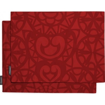 Prostírání Rosetti red 4ks 35x45 Finlayson Finsko Červená