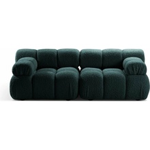 Micadoni Bellis Pohovka z textílie buklé v petrolejovej farbe 188 cm