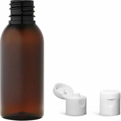 Via Plastová lahvička hnědá s bílým dávkovacím víčkem 35 ml