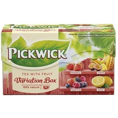 Pickwick Černý čaj Variation jahoda tropické ovoce lesní ovoce citron 20 x 1,5 g
