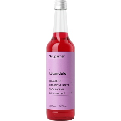 Sirupárna Domácí Levandulový Sirup 0,5 l