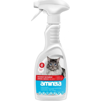 Aminela Clean Ekologický odstraňovač zápachu a nečistot pro kočky 500 ml