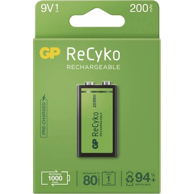GP Recyko 9V 200 mAh 1ks B2152 – Hledejceny.cz