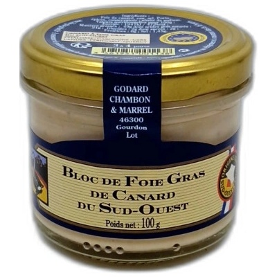 Bloc kachní Foie gras z jihozápadu GODARD 100 g
