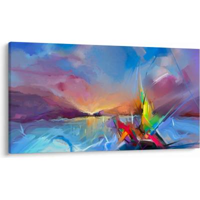Obraz - Západ slnka, jednodielne 120x70 cm