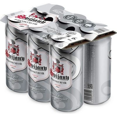 Svijany Svijanský Rytíř světlý ležák 12° 6 x 0,5 l (plech)