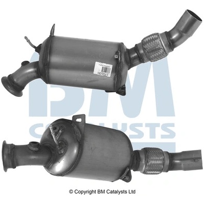 BM CATALYSTS Filter sadzí/pevných častíc výfukového systému BM11050H