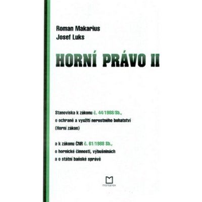Horní právo II - Roman Makarius – Hledejceny.cz