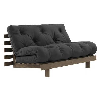 Karup Roots carob (hnědá) + futon dark grey 734