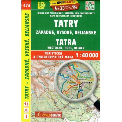 Tatry Západné Vysoké Belianske 1:40 000