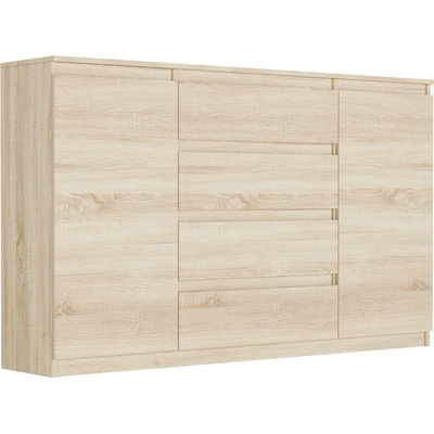 Framire Komoda do předsíně se zásuvkami a skříňkami Sonoma 160 x 40 x 98 cm Modern R160S4