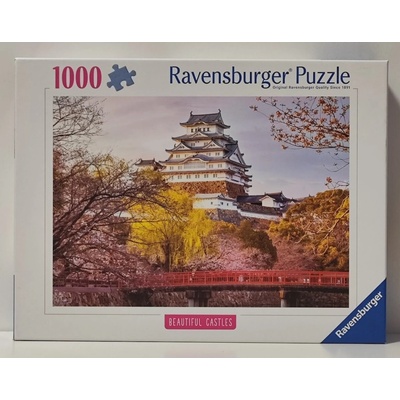 RAVENSBURGER Impozantní hrady a zámky Himedži Japonsko 1000 dílků