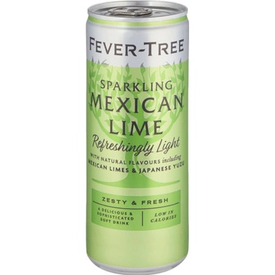 Fever Tree sycený nápoj s příchutí mexické limetky 12 x 250 ml