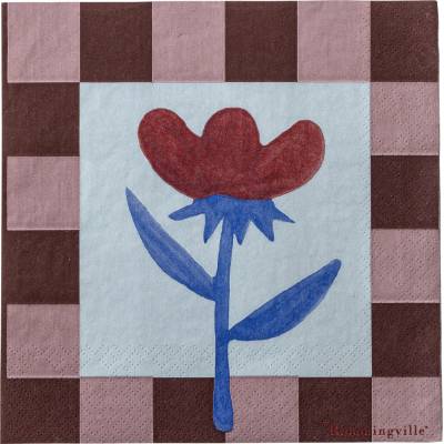 Bloomingville Papierové obrúsky v súprave Vinia 20 ks 33x33 cm