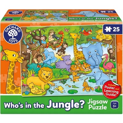 Orchard Toys Kdo je v džungli? 25 dílků