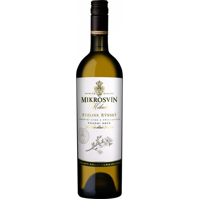 Mikrosvín Ryzlink rýnský Flower line 0,75l 12,5% (holá láhev)