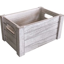 Asko Dřevěná bedýnka 26x17 cm White Wash