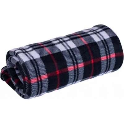 MyHouse deka fleece Kostka 1 černá 150x200