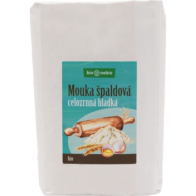 BioNebio Bio špaldová mouka celozrnná hladká 1 kg