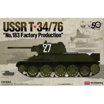 Academy Model Kit tank 13505USSR T 34/76 No.183 Factory Production 1:35