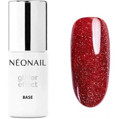NeoNail báze Glitter effect Red Shine 7,2 ml