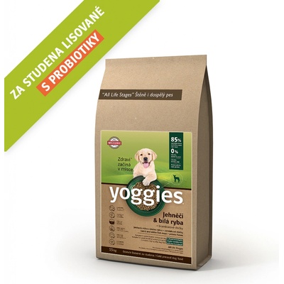 Yoggies mini jahňacie mäso a biela ryba 15 kg