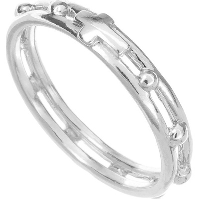 Argento strieborný prsteň ruženec 728