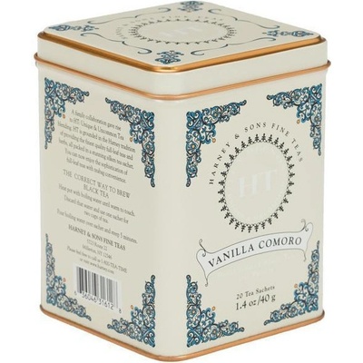 Harney & Sons Vanilla Comoro HT hedvábné v plechovce 20 ks