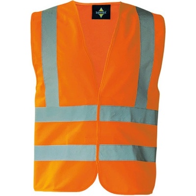 Korntex Hannover Unisex bezpečnostná vesta KX140 Signal Orange