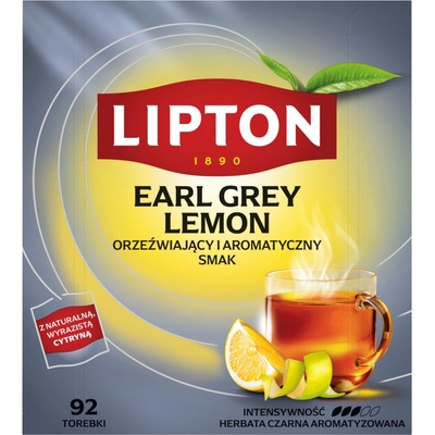 Lipton EARL GREY LEMON 92 vrecúšok 184 g