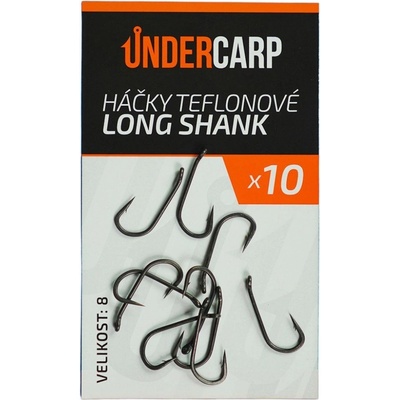 UnderCarp Teflonový LONG SHANK vel. 8 10ks