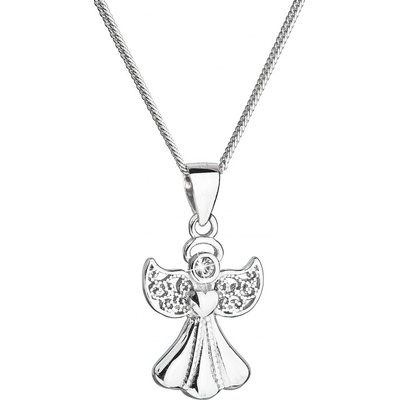 Pavona Stříbrný anděl se Swarovski krystaly bílý 32077.1 – Hledejceny.cz
