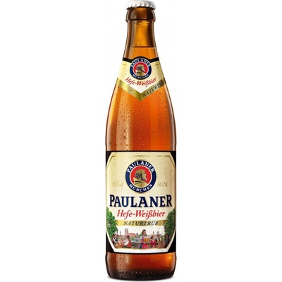 Paulaner Hefe-Weissbier Naturtrub 12° 5,5% 0,5 l (sklo)
