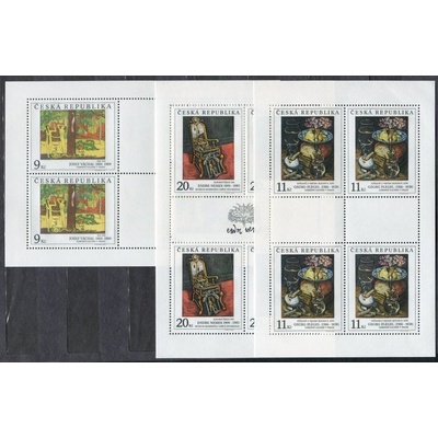 Česká pošta (1996) PL 129 - 131 ** - Česká republika - Umění 1996