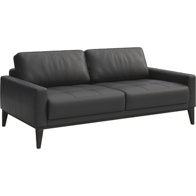 Mesonica Tmavě šedá dvoumístná kožená pohovka Musso Tufted 173 cm