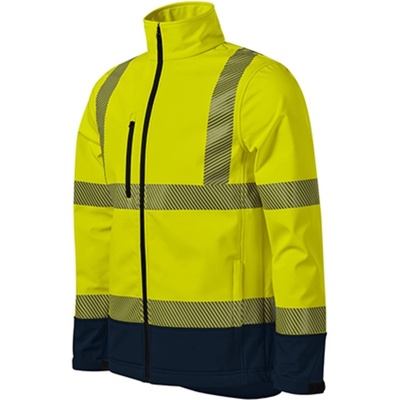 Rimeck 5V3 HV Drop softshellová bunda unisex fluorescenční žltá